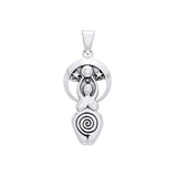 Spiral Moon Goddess Pendant TPD1007