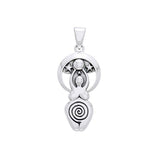 Spiral Moon Goddess Pendant TPD1007 - Jewelry