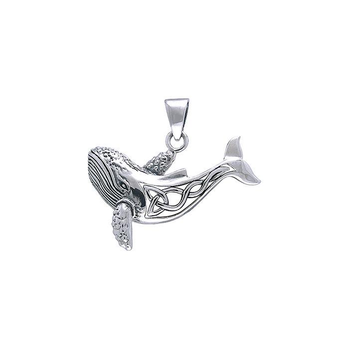 Celtic Whale Silver Pendant TPD1029 - Jewelry