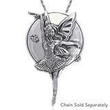 Mauve Dream Fairy Silver Pendant TPD104 - Jewelry