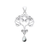 Heart Tree of life Silver Pendant TPD1091 - Jewelry