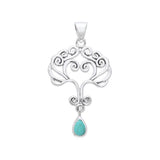 Heart Tree of life Silver Pendant TPD1091 - Jewelry