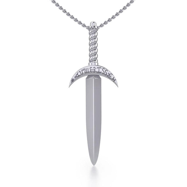 Collana Argento 925 Con Dea Iside Alata E Corniola Simulata - Gioiello Religione Egizia