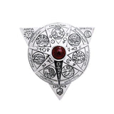 Beyond the Wonderful Transformation in Alchemical Mandala Sterling Silver Pendant TPD1123 - Jewelry