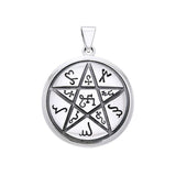Pentacle of Earth by Oberon Zell Sterling Silver Pendant TPD1126