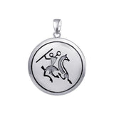 Viking Warrior Sterling Silver Pendant TPD1128