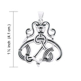 Admire the Viking strong influence ~ Viking Borre Pendant Sterling Silver Jewelry TPD1140 - Jewelry