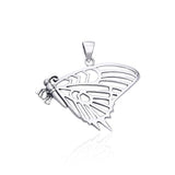 Silver Butterfly Pendant TPD1149 - Jewelry