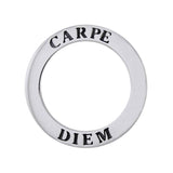 Carpe Diem Sterling Silver Ring Pendant TPD1160 - Jewelry