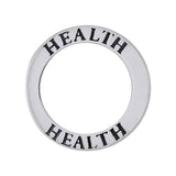 Health Sterling Silver Ring Pendant TPD1162 - Jewelry