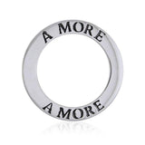 A More Love Silver Ring Pendant TPD1166 - Jewelry