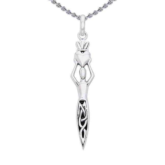 Danu Goddess Sterling Silver Pendant TPD1196 - Jewelry