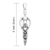 Danu Goddess Sterling Silver Pendant TPD1200 - Jewelry