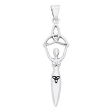 Danu Goddess Sterling Silver Pendant TPD1202