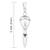 Danu Goddess Sterling Silver Pendant TPD1202 - Jewelry