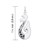 The delicate art of strength ~ Sterling Silver Viking Urnes Pendant Jewelry TPD1207 - Jewelry