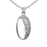 Celtic Elegant Danu Silver Pendant TPD1231 - Jewelry