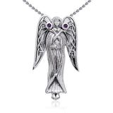 Inspirational Angel Silver Pendant TPD124 - Jewelry
