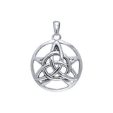 Celtic Trinity The Star Sterling Silver Pendant TPD126 - Jewelry