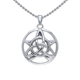 Celtic Trinity The Star Sterling Silver Pendant TPD126 - Jewelry