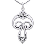 The symbol that predates Christianity ~ Sterling Silver Celtic Triquetra Pendant Jewelry TPD1266 - Jewelry