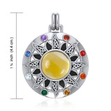 Celtic Triskele Sun Sterling Silver Pendant TPD1267 - Jewelry