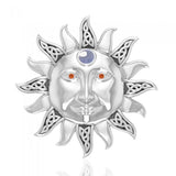 The Mid Winter Sun Sterling Silver Pendant TPD1269