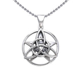 Celtic Trinity The Star Sterling Silver Pendant TPD127 - Jewelry