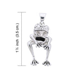 Frog Sterling Silver Pendant TPD1301 - Jewelry