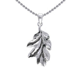 Magick & Witch Oak Leaves Sterling Silver Pendant TPD131 - Jewelry