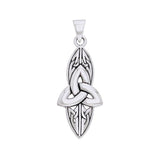 Modern Triquetra Sterling Silver Pendant TPD1312 - Jewelry
