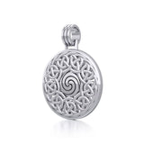 Celtic Knot Triskelion Sterling Silver Pendant TPD1315
