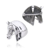 Horse Head Silver Pendant and Pin in One TPD1571 - Jewelry