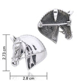 Horse Head Silver Pendant and Pin in One TPD1571 - Jewelry