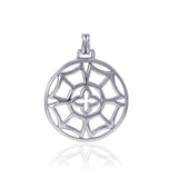 Viking Symbol Sterling Silver Pendant TPD1656 - Jewelry