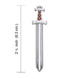 Victorius King's Sword Silver Pendant TPD1660 - Jewelry
