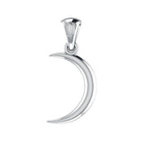 Crescent Moon Silver Pendant TPD1683 - Jewelry