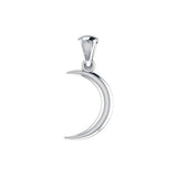 Crescent Moon Silver Pendant TPD1683