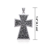 Spiral Triskele Cross Pendant TPD1710 - Jewelry