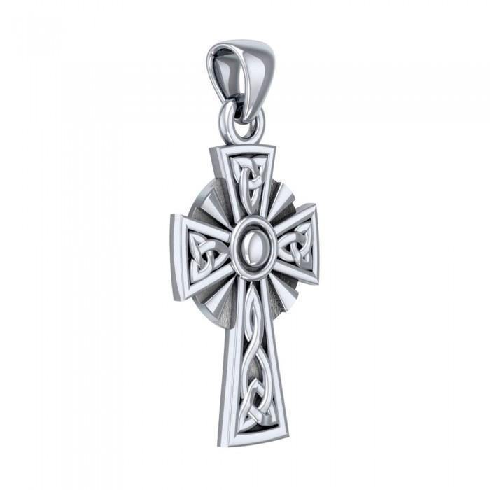 Celtic Cross Silver Pendant TPD1806 - Jewelry