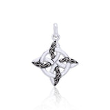 Celtic Four Point Knot Pendant TPD1807 - Jewelry