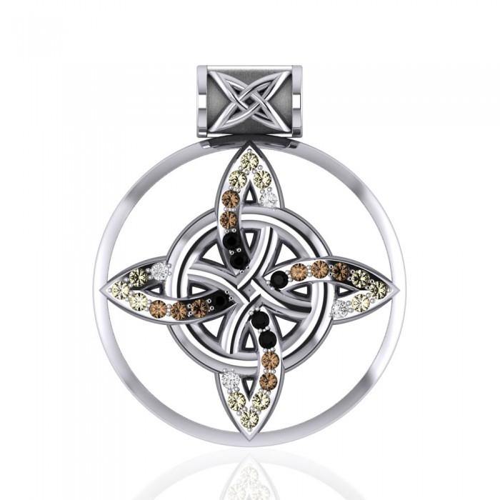 Celtic Four Point Knot Pendant TPD1811 - Jewelry