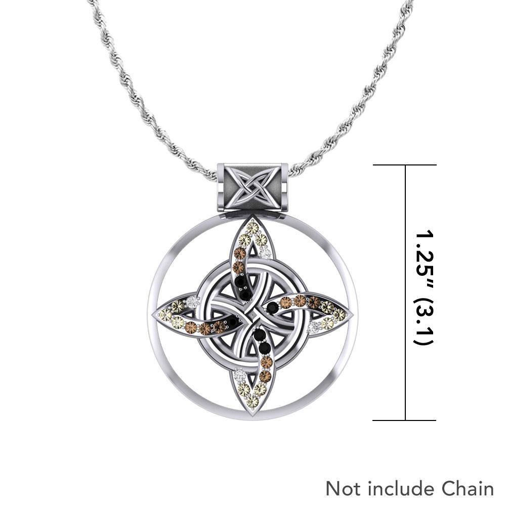 Celtic Four Point Knot Pendant TPD1811 - Jewelry