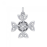 Celtic Cross Silver Pendant TPD1816 - Jewelry
