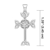 Celtic Cross Silver Pendant TPD1819 - Jewelry