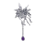 Vines Faery Pendant with Dangle Gem by Amy Brown TPD188 - Jewelry