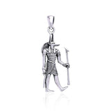 Anubis Egyptian Silver Pendant TPD2841