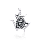 Trinacria Sterling Silver Pendant TPD2856 - Jewelry