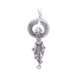 Regal Phoenix Silver Pendant TPD2914