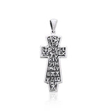 Cross with Words Silver Pendant TPD2998 - Jewelry